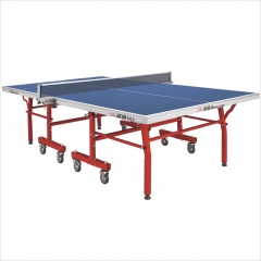 603（蓝色）单折移动式乒乓球台